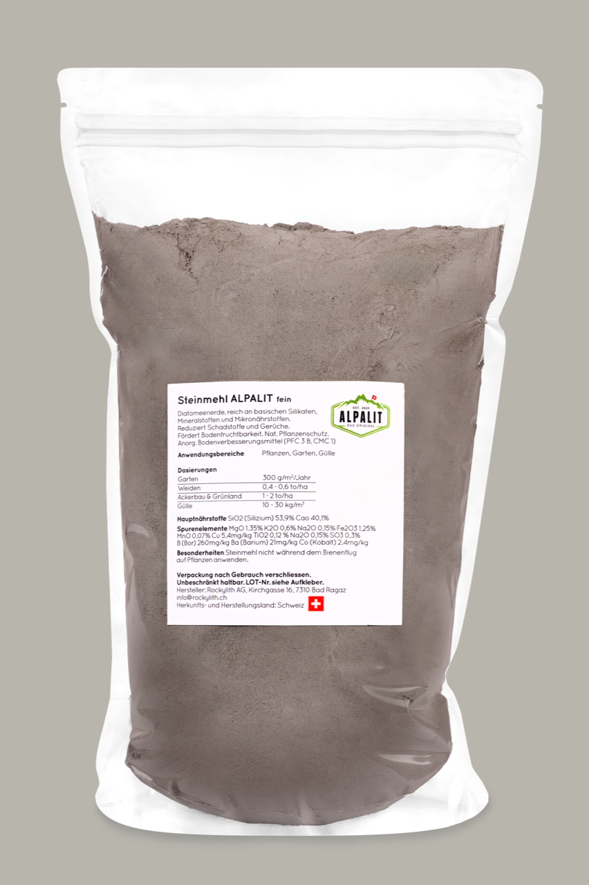 Steinmehl ALPALIT fein 1 kg Beutel